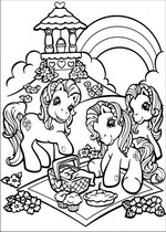 coloring page My little pony